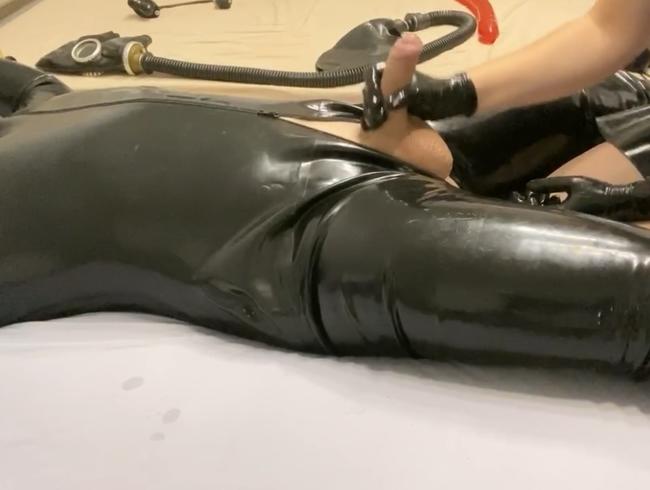 Handarbeit Mit Latexhandschuhen Mit DarkLatex93