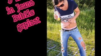 3 mal in Jeans Public gepisst