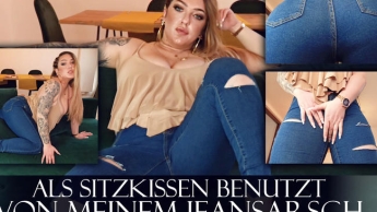 Als Sitzkissen benutzt von meinem Jeansarsch