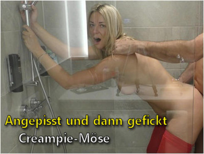 Angepisst und dann gefickt I Creampie-Möse