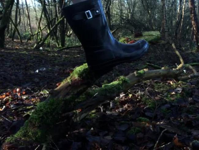 Arikajira Black Wellies Outside Fetish 4