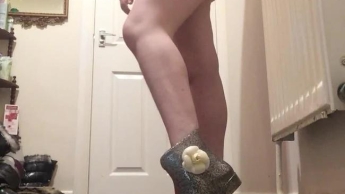 Arikajira Cute Wellies BBW Foot Fetish