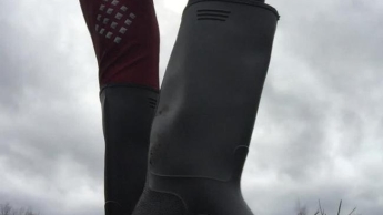 Arikajira New Black Rain Boots Fetish 6