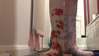 Arikajira Odd wellies Boot Fetish Pee