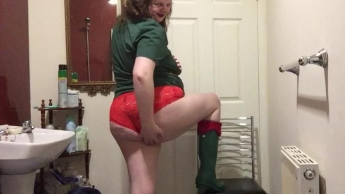 Arikajira Slutty Elf Wellies Fetish 1