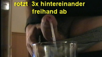 BANANE rotzt 3x freihand hintereinander ab