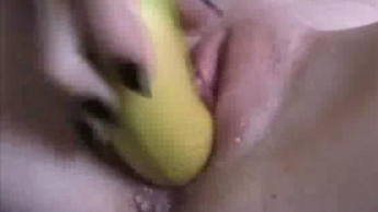 Banane als Dildo