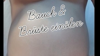 Bauch & Brüste einölen