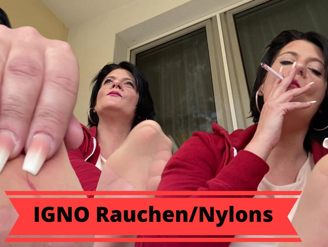 Beim Rauchen in Nylons ignoriert