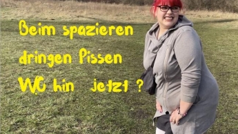 Beim spazieren musste ich