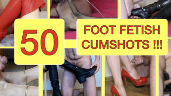 Best of Fußfetisch Cumshot Compilation (50 Cumhots)