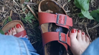 Birkenstock nass gemacht…