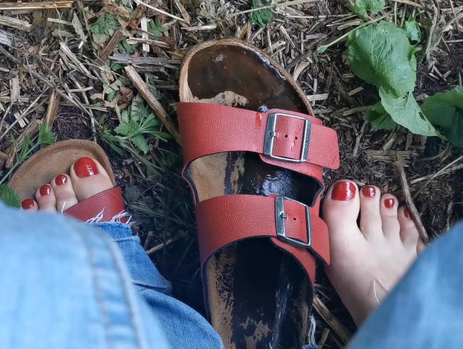 Birkenstock nass gemacht…