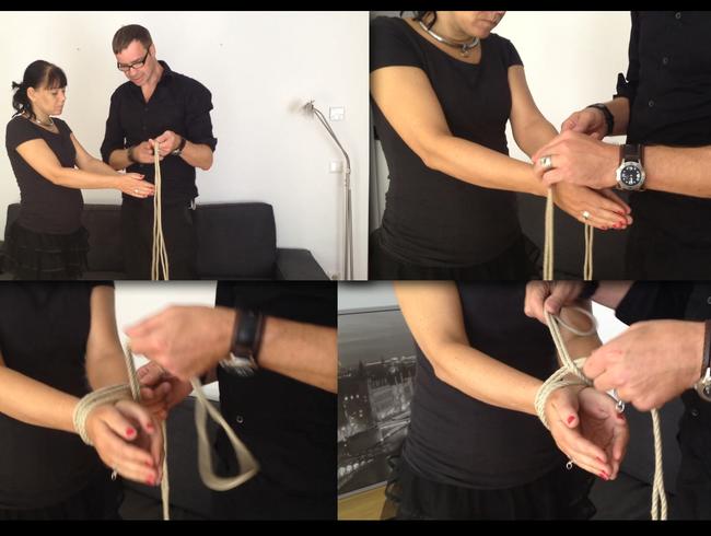 Bondage-Tutorial: Teil 06 – Handgelenkfesselung 2 Handgelenke