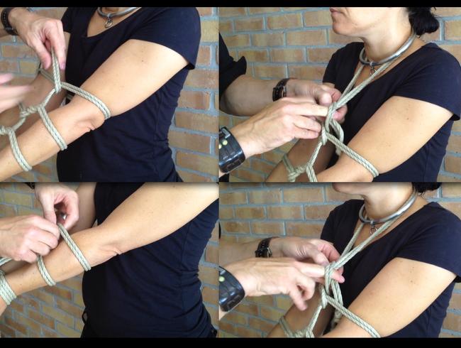 Bondage-Tutorial: Teil 11 – Armflöte vorne