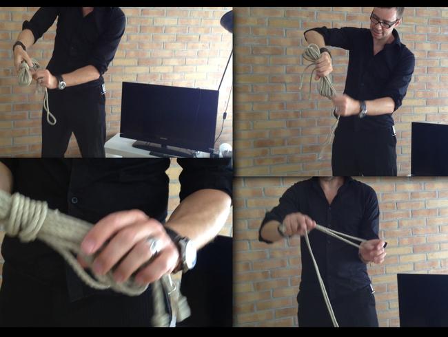 Bondage-Tutorial: Teil 19 – Seil zusammenlegen