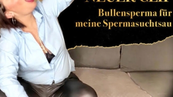 Bullensperma für meine Spermasuchtsau