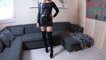 CREAMPIE EXTREM! UNGLAUBLICHE DOPPELPENETRATION in LEDER und WETLOOK – ZU HART für mich??