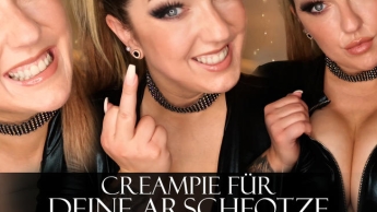 Creampie für deine Arschfotze!