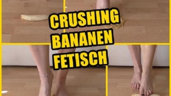 Crushing Bananen Fetisch