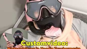 Customvideo: Wichsanleitung in Hoodie,Tauchermaske,Brille und Schnorchel