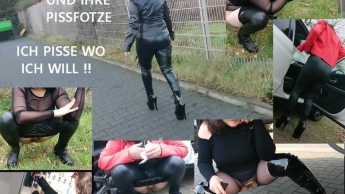 DIE HOBBYHURE UND IHRE PISSFOTZE – unterwegs zum Userdate  pisse ich wo ich will !! Mein Mixtape!