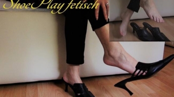 Dangling mit Pumps – Shoeplay Fetisch (ohne ton)