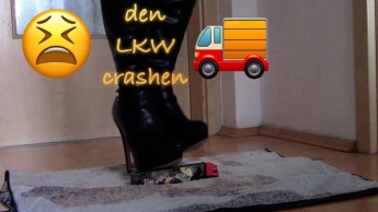 Den LKW crashen