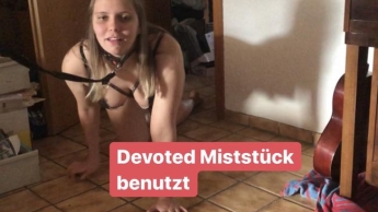 Devotes Miststück benutzt !!