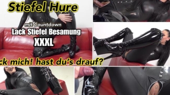 Die Stiefel Hure – Lack Besamung XXXL !