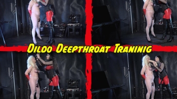 Dildo Deepthroat Traninig