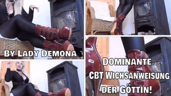 Dominante CBT Wichsanweisung der Göttin!