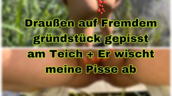 Draußen beim Pinkeln bei Fremden gefilmt