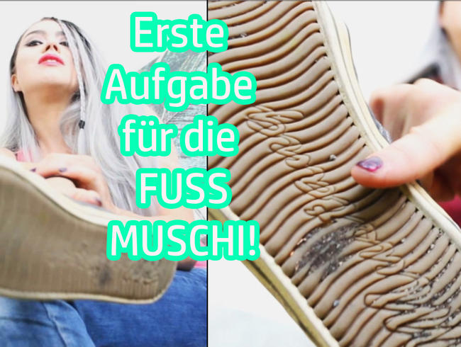 Erste Aufgabe für die FUSS-MUSCHI!