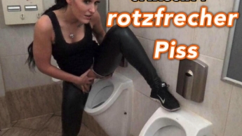 Erwischt? Rotzfrecher Piss !