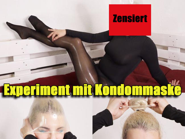 Experiment mit KONDOMmaske