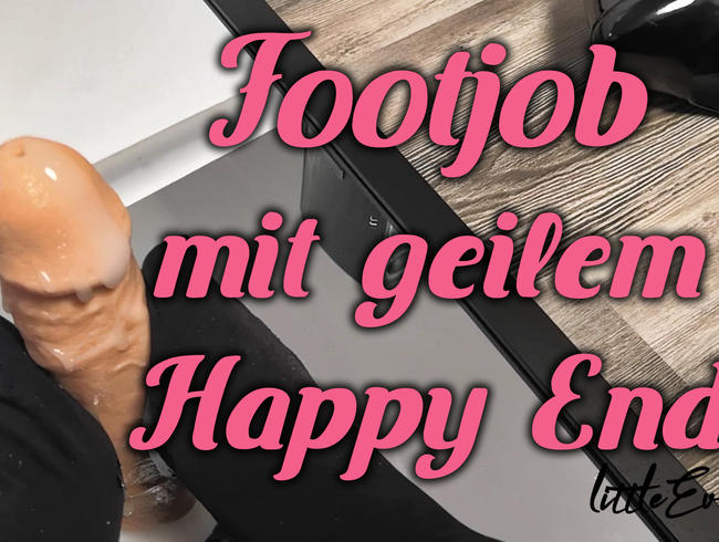 Footjob mit geilem Happy End