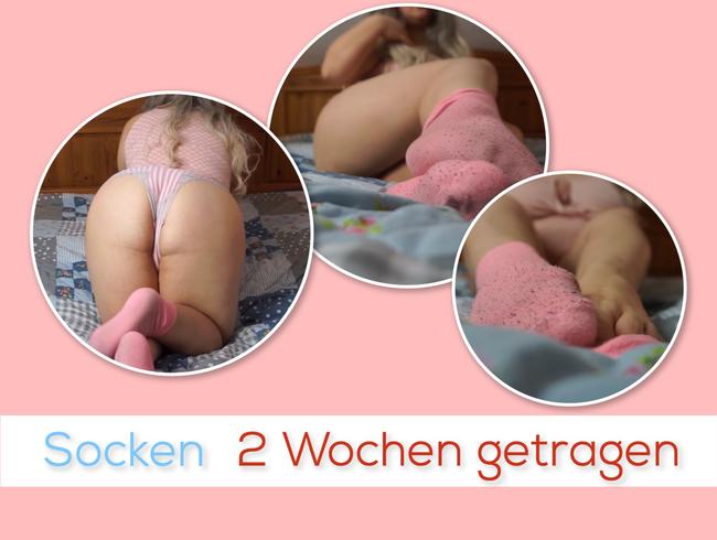 Fußfetisch – Pinke Socken 2 Wochen getragen