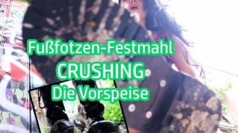 Fußfotzen-Festmahl – CRUSHING – Erster Gang: Die Vorspeise *fetish fantasy*