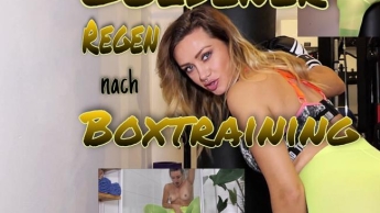 Goldener Regen nach Boxtraining