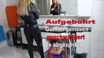 Gummi gerissen beim Hardcore Fick, Schwanz zu groß?