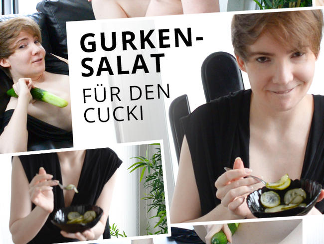 Gurkensalat für den Cucki