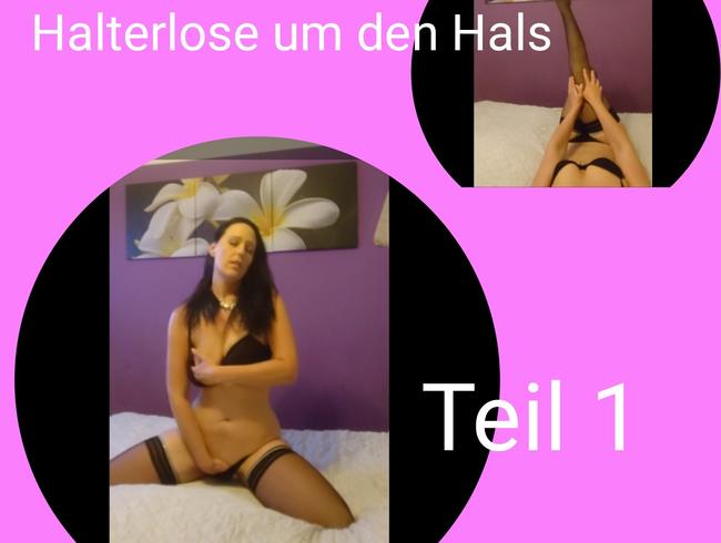 HALTERLOSE UM DEN HALS # GEILER RITT IM BETT# FICK DEN SLIP#TEIL 1