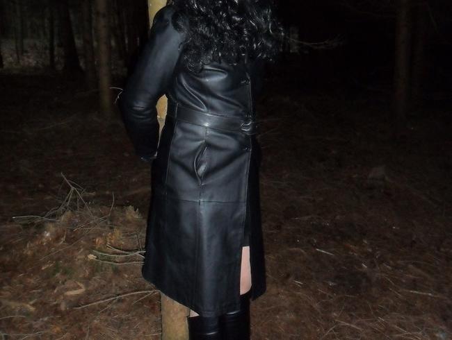 Handcuffed and gagged in the woods