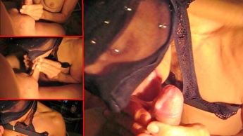 Handjob, Blowjob, Tittenfick mit FSH-Maske 2