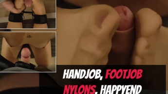 Handjob, Footjob, Nylons, Happyend