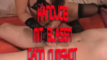 Handjob mit Blasen = CUMSHOT!!! PART 1