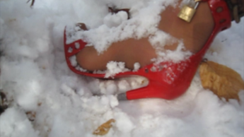 High Heels in Snow Bondage