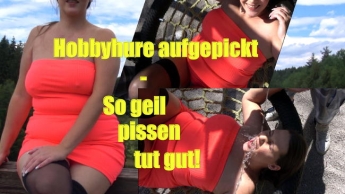 Hobbyhure aufgepickt – So geil pissen tut gut