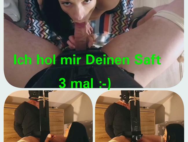 Ich hol mir Deine Ficksahne… 3 mal :-)